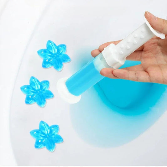 Floral Gel Toilet Cleaning Stamp